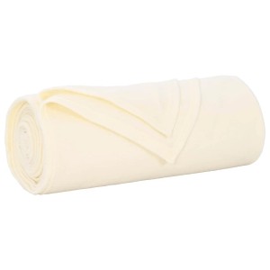 vidaXL Wohndecken 24 Stück Creme 200 x 150 cm Fleece 42017114