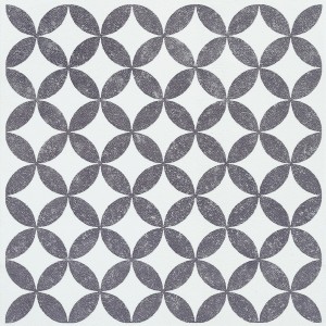 d-c-fix Wandfliesen Amira, 6er-Set, graues Blütenmuster, 15x15 cm, für Wanddekoration.
