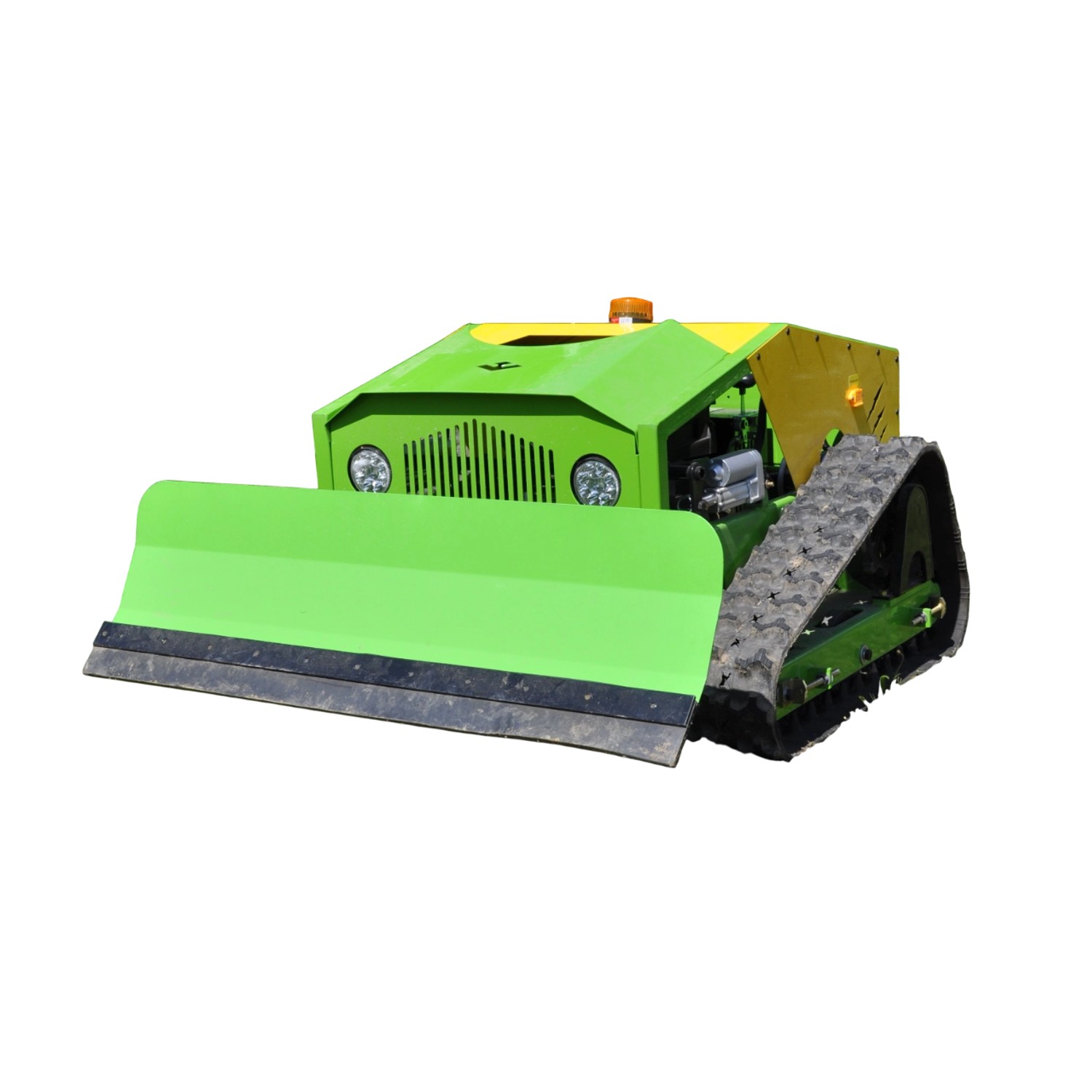 CARTIWELL Ferngesteuerter Motor-Rasenmäher Böschungsmäher mit Schneepflug C günstig online kaufen