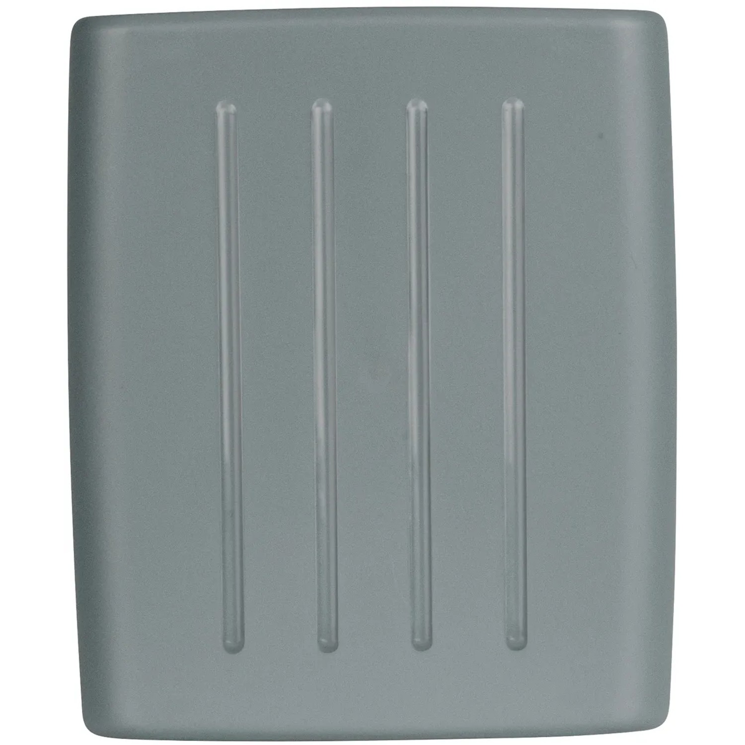 Wenko Badhocker Kumba, grau, aus Kunststoff, mit Ablagefläche, ideal für Bad und Haushalt.