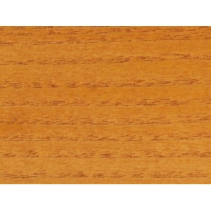 Holzlasur Oregon Pine, seidenglänzend, für den Außenbereich. Detailaufnahme der Holzmaserung.