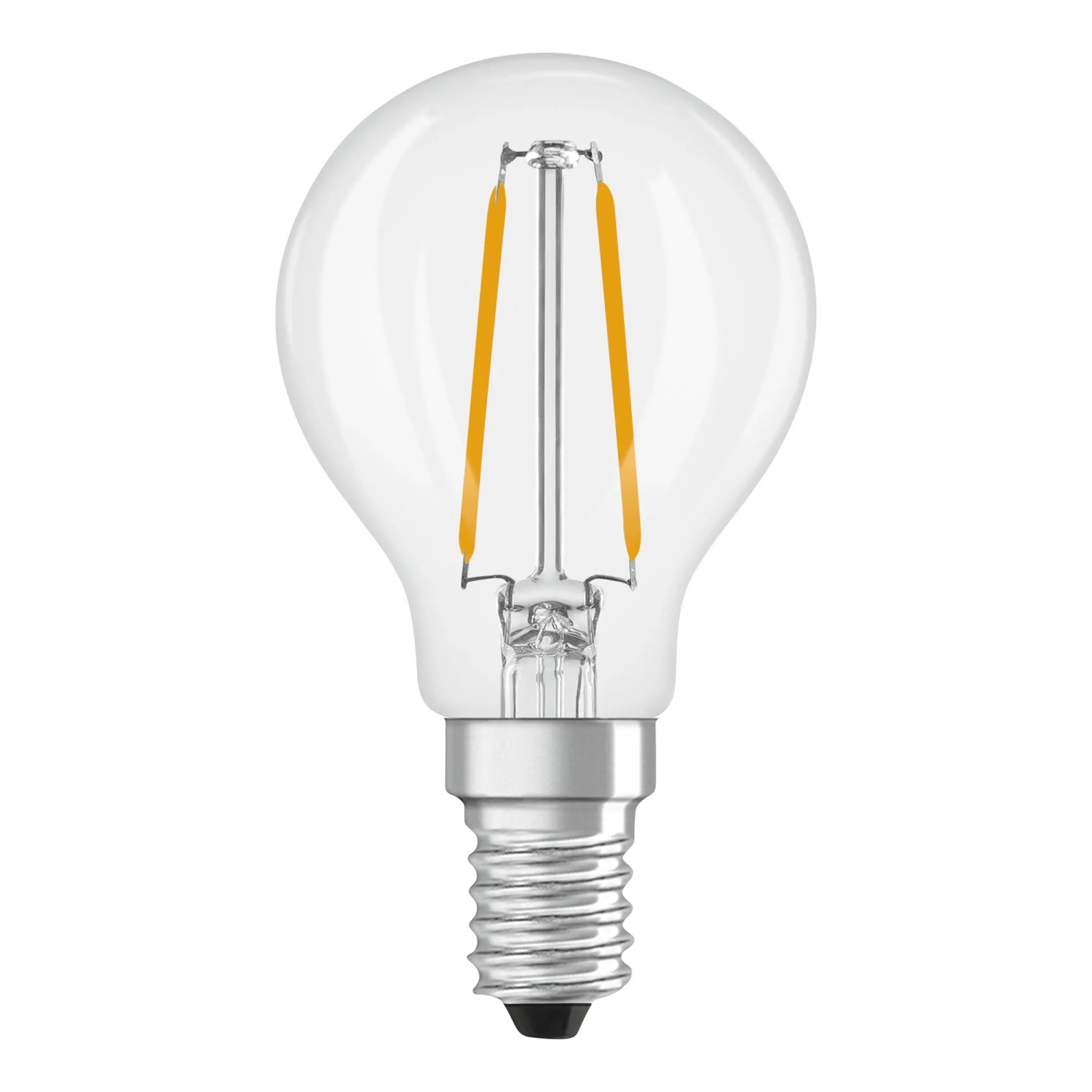 Osram LED-Leuchtmittel E14 Tropfenform, 1,8W, klar. LED Lampe für dekorative Beleuchtung.