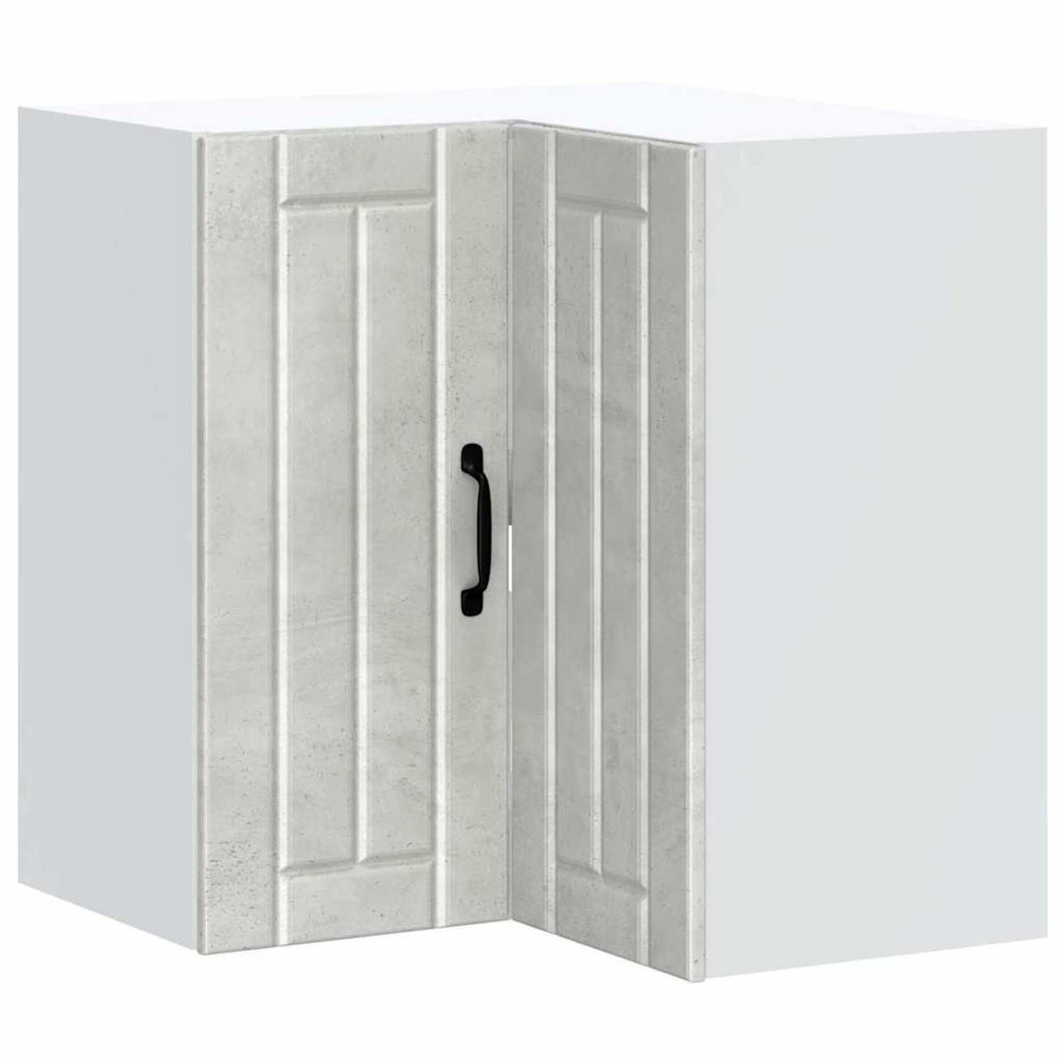 vidaXL Küchen-Eckhängeschrank Lucca Betongrau Holzwerkstoff 853861 günstig online kaufen