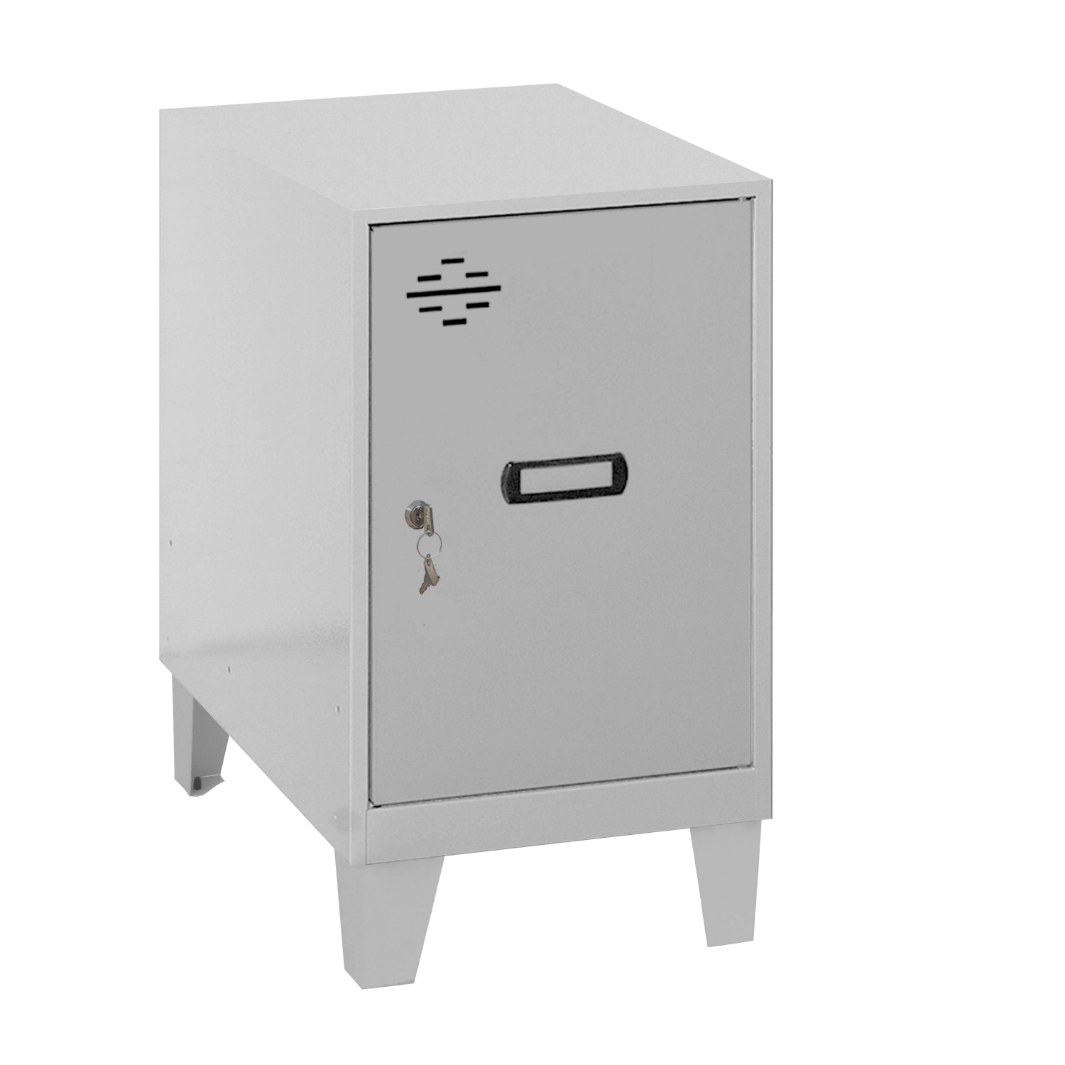 PROREGAL Schließfachwürfel AMEGO HxBxT 57,5 x 30 x 50 cm Mit Standfüße Grau günstig online kaufen