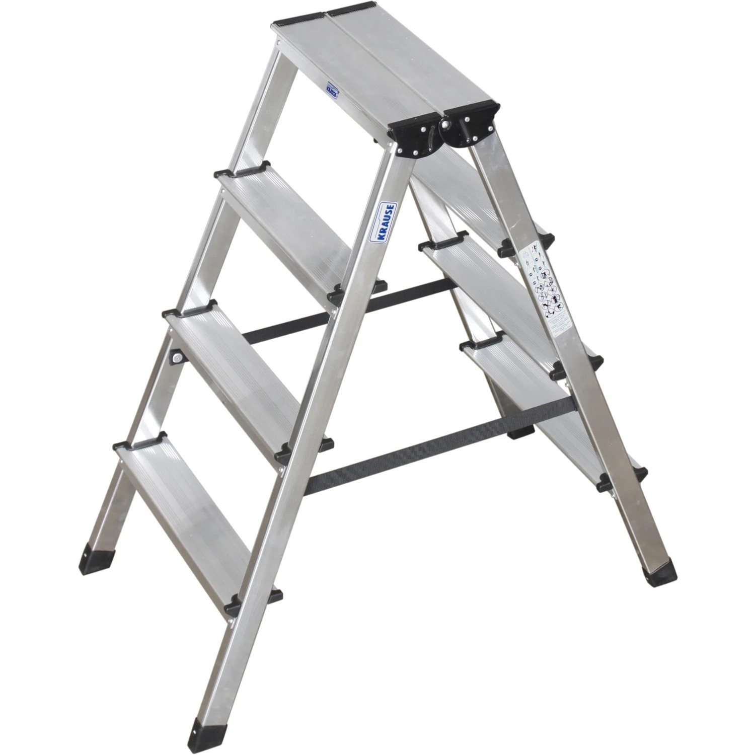 Krause Dopplo Stufen - Doppel - Leiter 2 x 4 Stufen