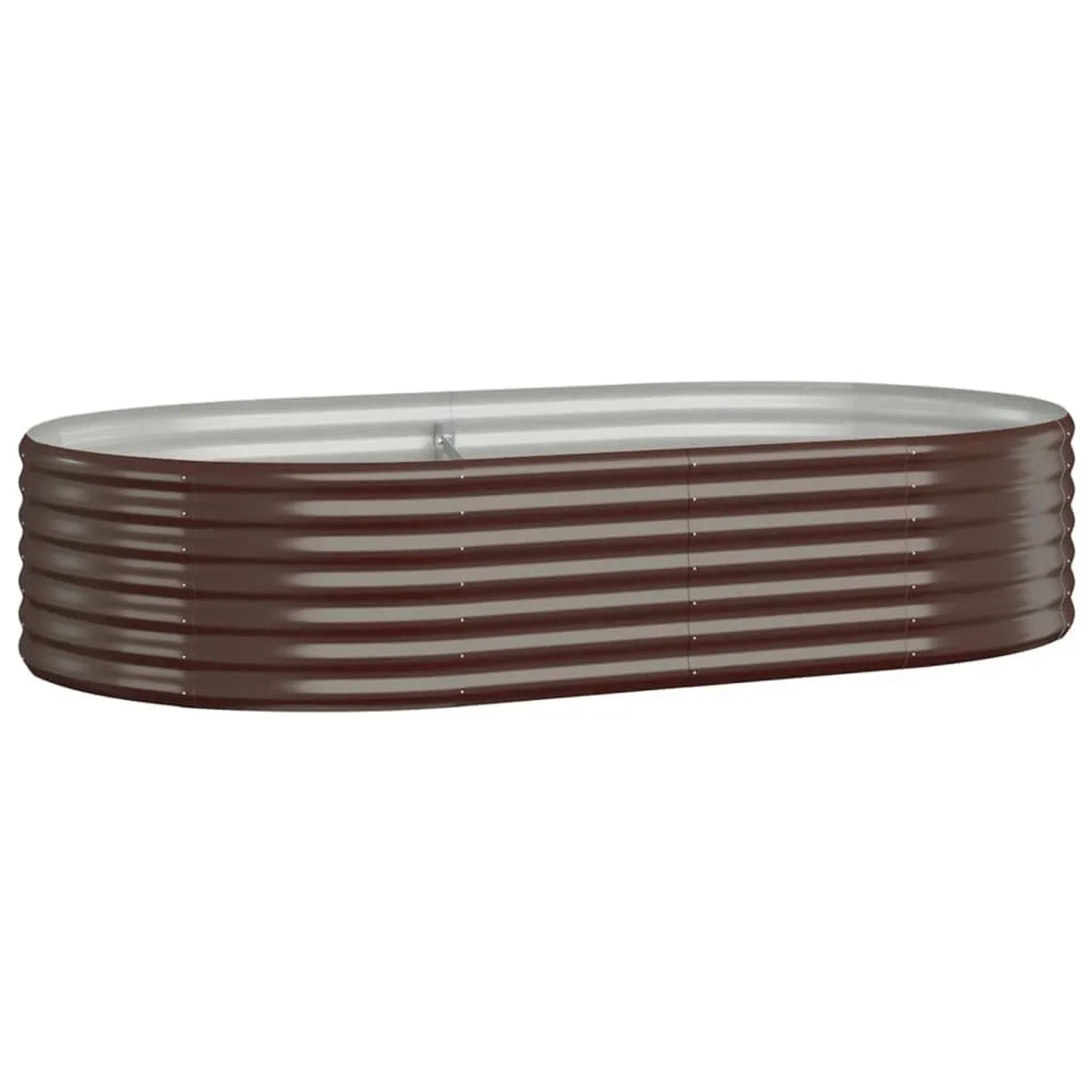 Furnicato Hochbeet Verzinkter Stahl 175x100x36 Cm Braun