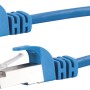Blaues Schwaiger CAT 6 Netzwerkkabel, 2,5 m, für schnelle Datenübertragung im Heimnetzwerk.