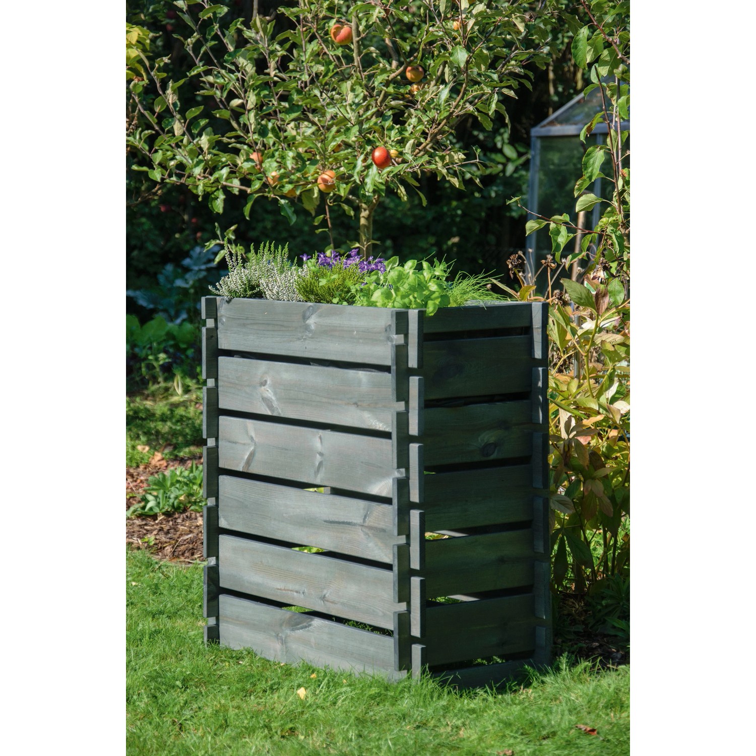 Dobar Stecksystem Hochbeet Anthrazit 79 cm x 79 cm x 39 cm FSC® kaufen