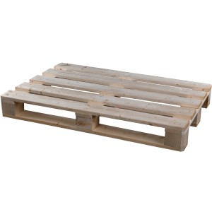 Gehobelte Möbelbaupalette aus Nadelholz, 13x80x120 cm, ideal für DIY Möbelbau.