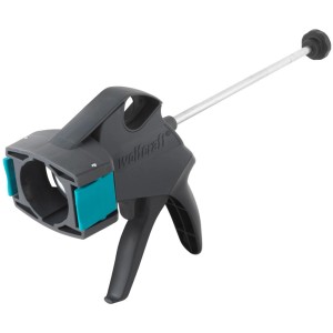 Wolfcraft MG 300 Kartuschenpresse für 310ml Kartuschen, grau/türkis.