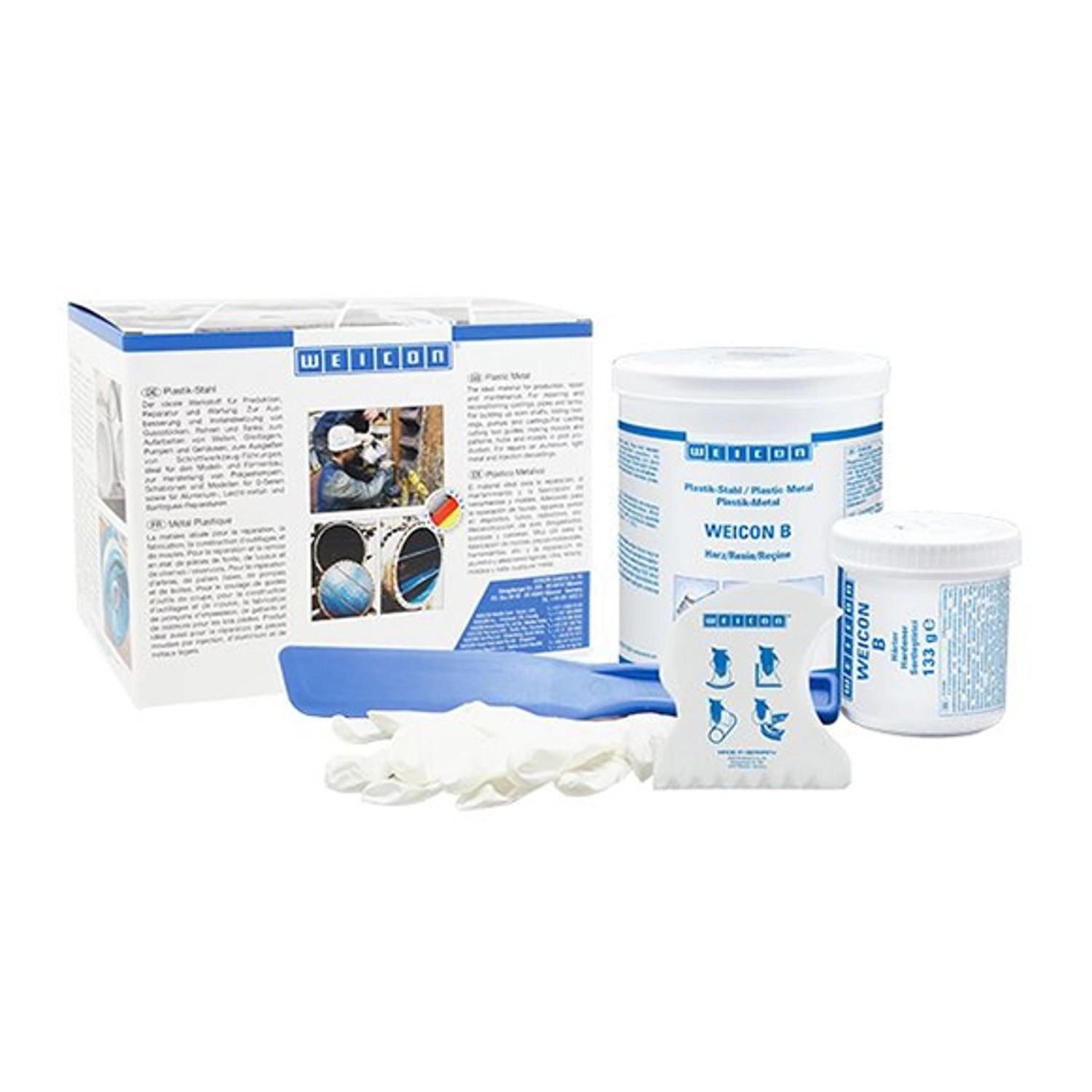 WEICON Plastik-Stahl B    2 kg