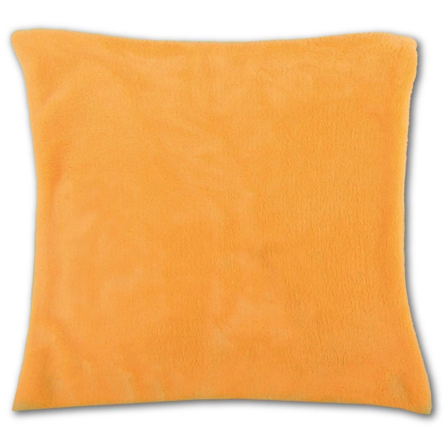 Bestlivings Kissenhülle Kuschel 50 x 50 cm Hellorange Ohne Füllung günstig online kaufen