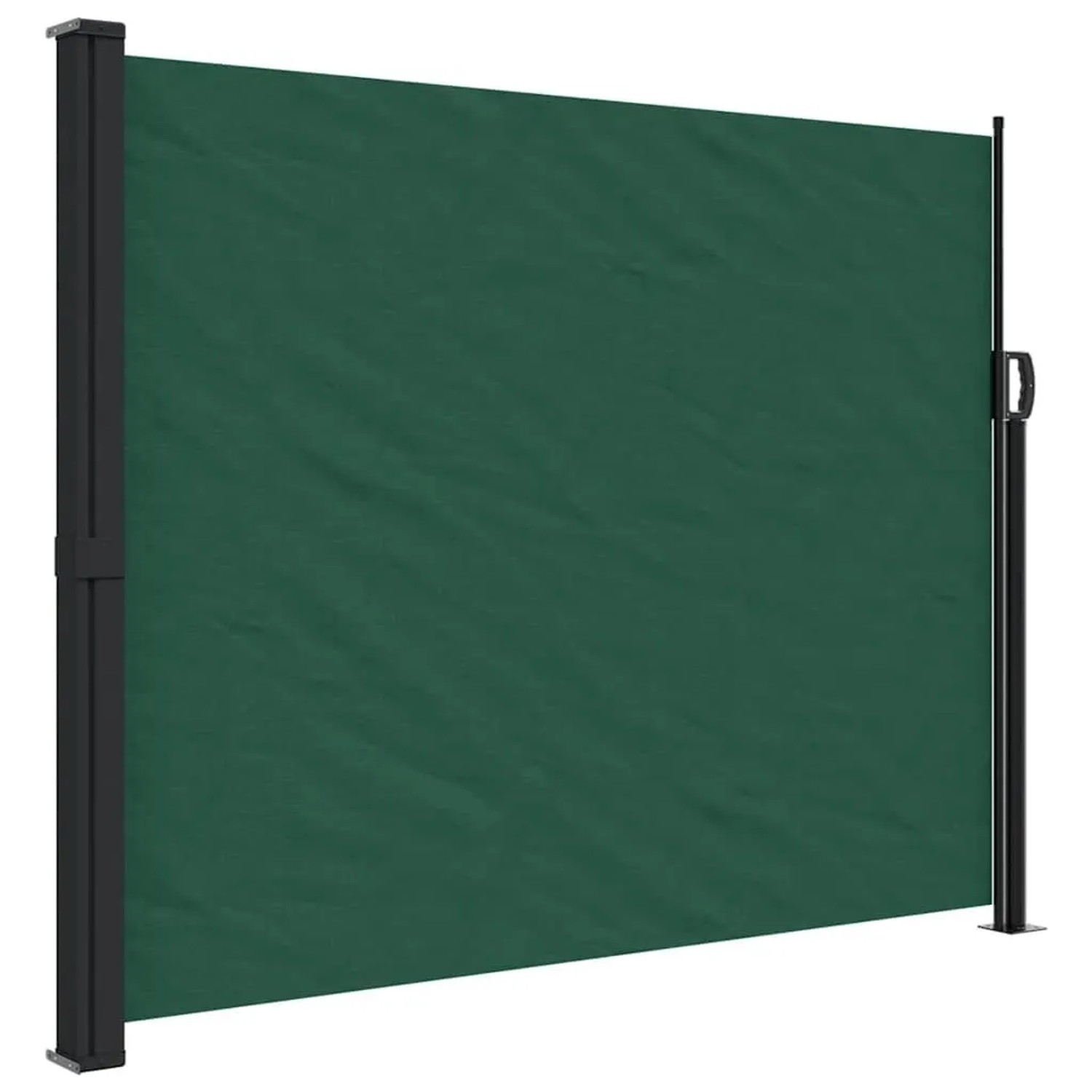 vidaXL Seitenmarkise Ausziehbar Dunkelgrün 160x300 cm 4004320