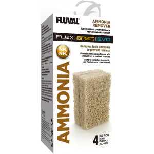 Fluval Ammoniak-Entferner Filtereinsatz im 4er-Set für Aquarien.