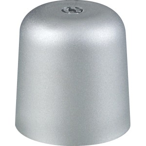 Düwi Lampen Baldachin in Silber für die Lampeninstallation.