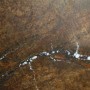 Naturbaustein Crystal Collection Nature Touch Rain Forest Brown, Detailansicht der Maserung.