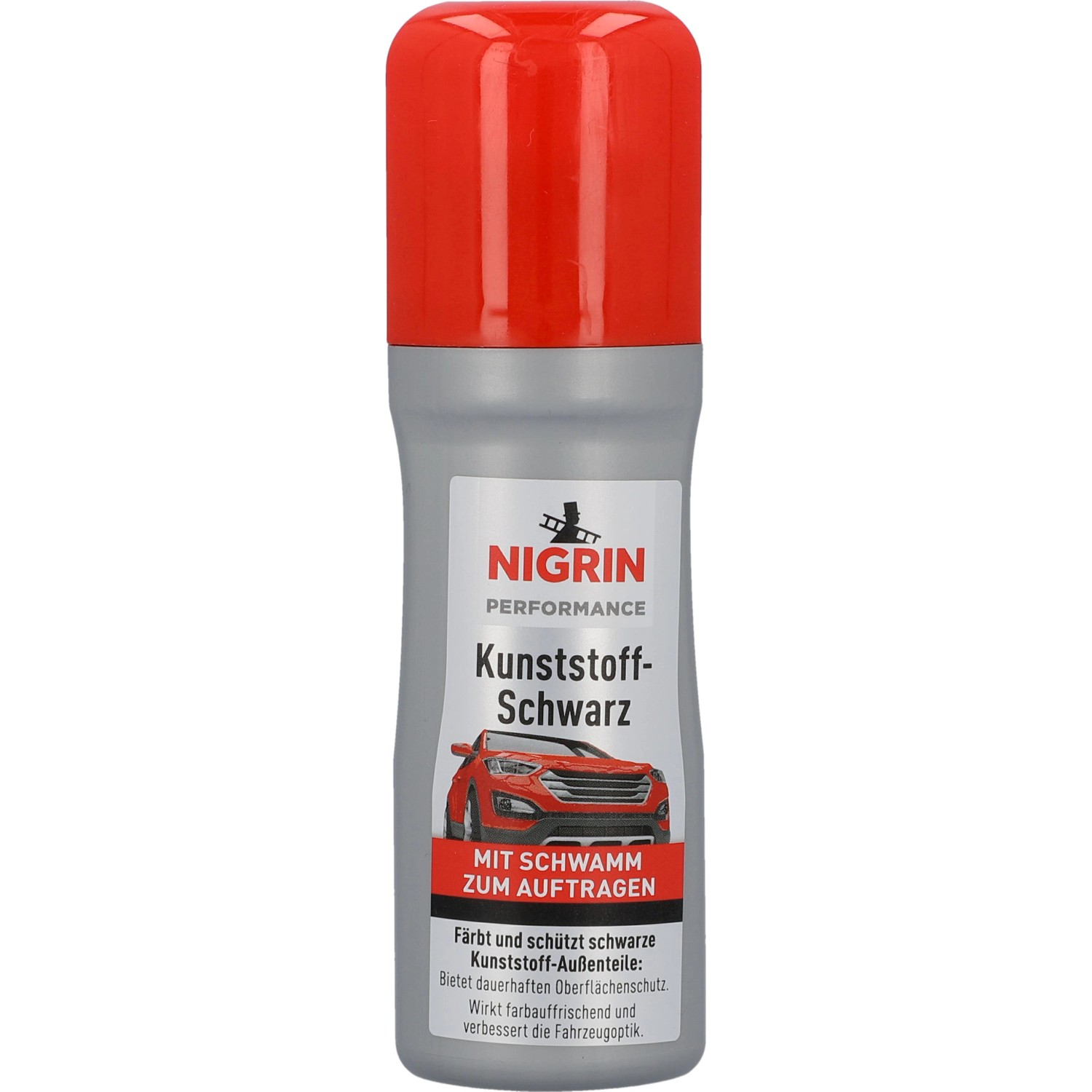 Nigrin Performance Kunststoff-Schwarz 75 ml