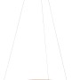 Goldene LED-Pendelleuchte Roman von Paul Neuhaus, dimmbar, Ø 72 cm.