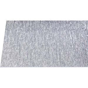 Transparente Türfüllung aus Polystyrol mit grober Rindenstruktur, 5 mm stark, für Kunststoffbedachung.