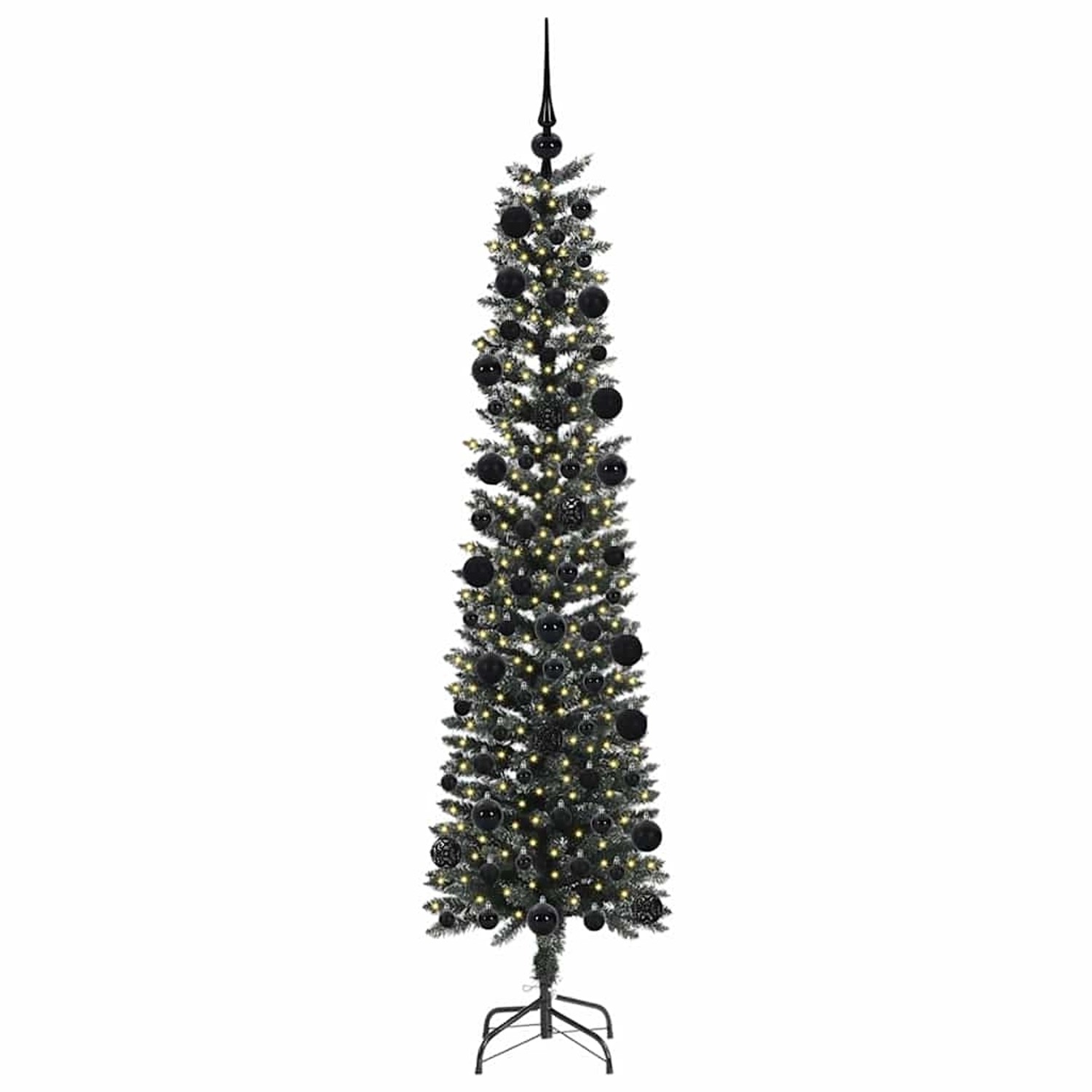 vidaXL Künstlicher Weihnachtsbaum mit 300 LEDs Grün 58 x 58 x 210 cm 3395953
