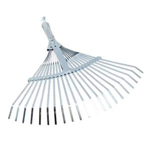 Galaflor Laubbesen aus Metall 21 Zinken Verstellbar 40 bis 50 cm