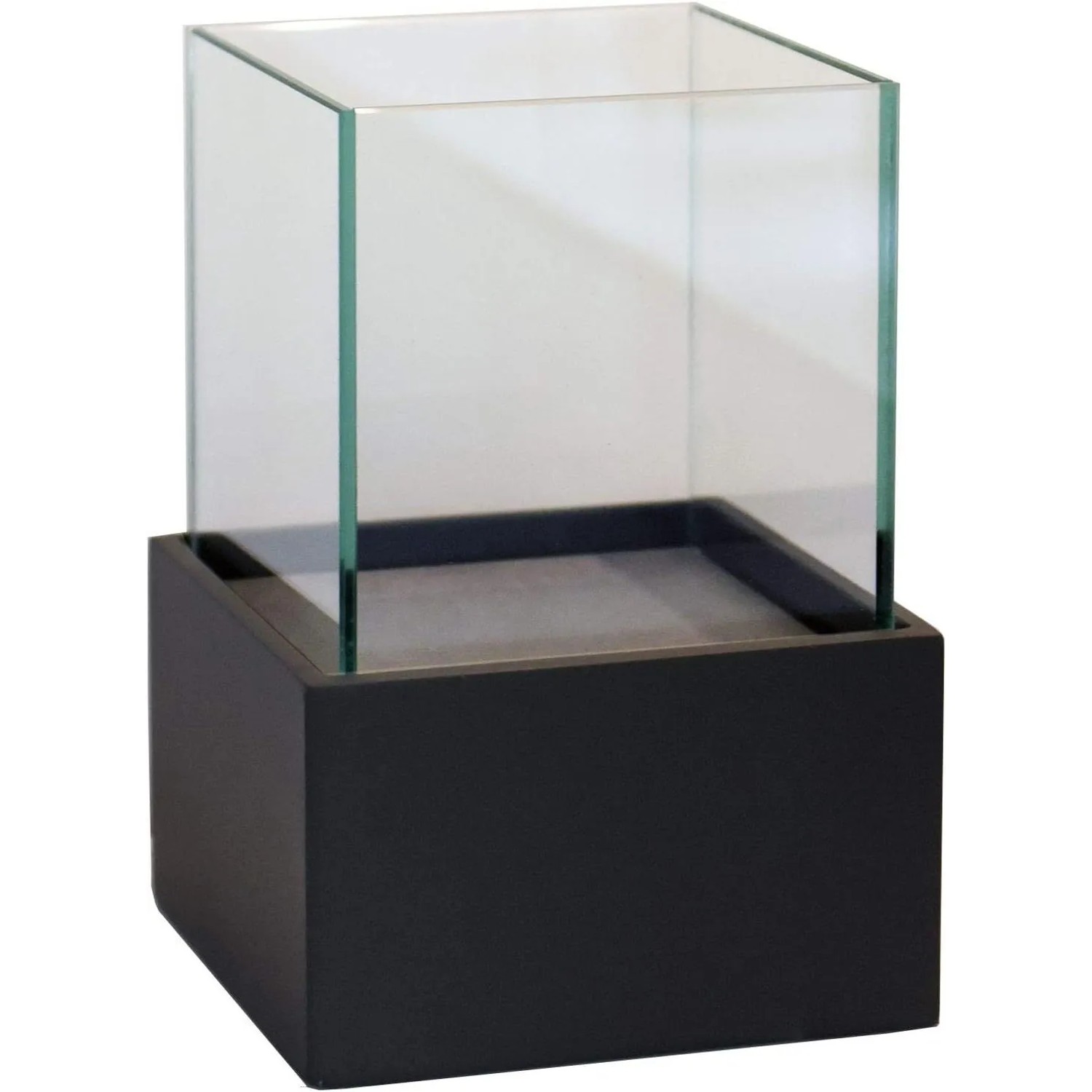Vivanno Tischwindlicht Candelita 20 cm x 20 cm x 29 cm Schwarz