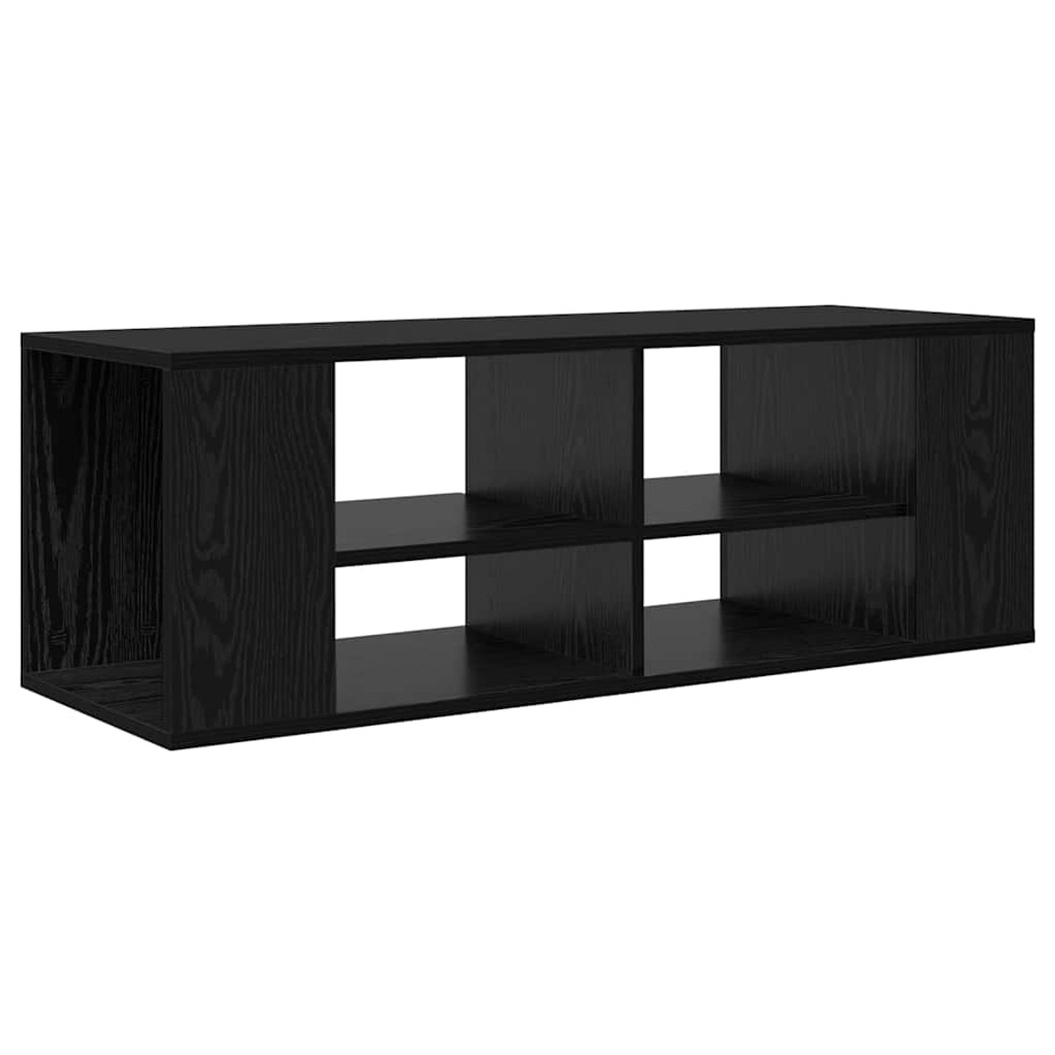 vidaXL Wandmontierter TV Schrank Schwarz Eichen-Optik 102 x 35 x 35 cm 8751 günstig online kaufen