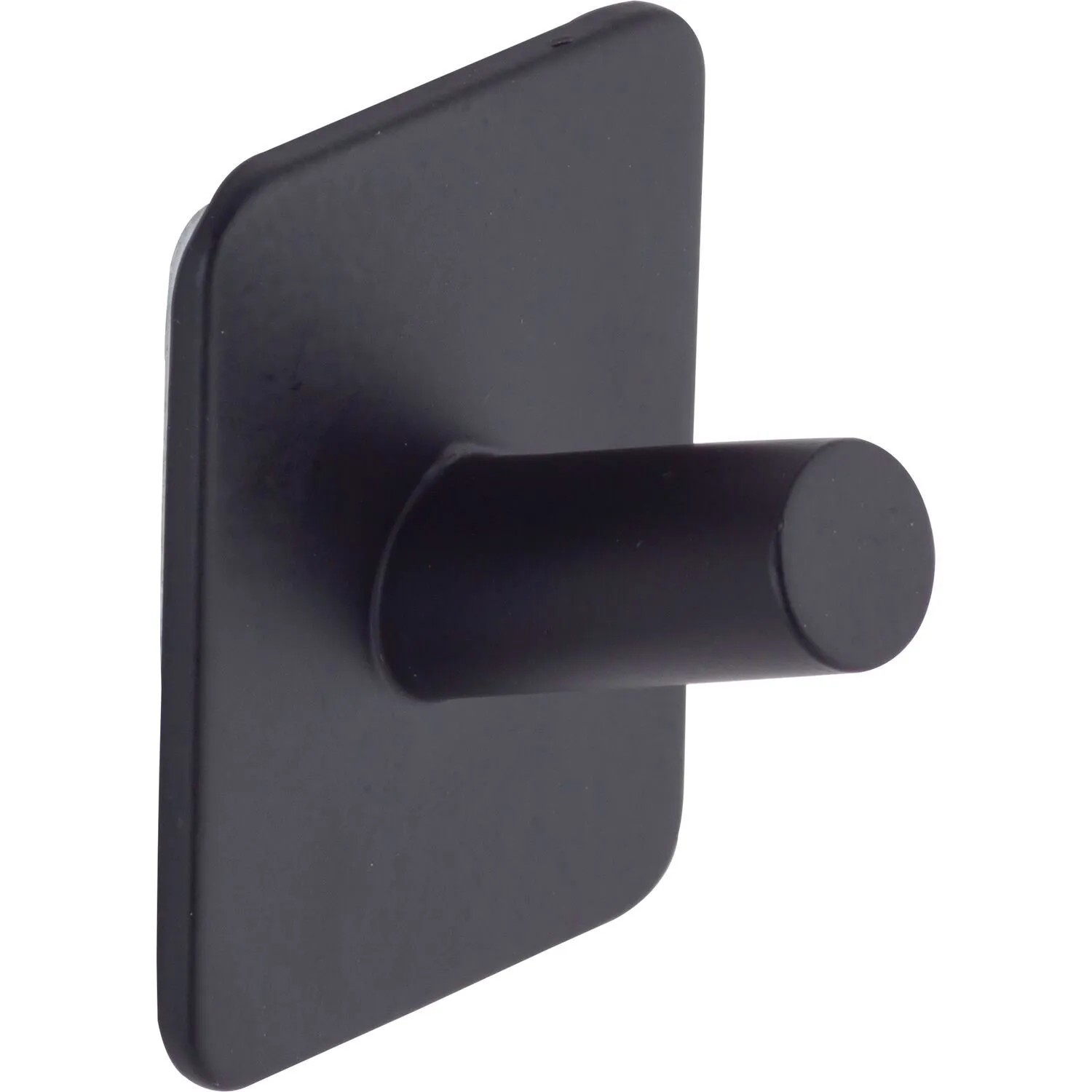 Technik Team Kleiderhaken Damon Selbstklebend 39x50 mm Stahl Schwarz