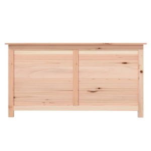 vidaXL Kissenbox aus Tannenholz, 100x50x56 cm, ideal zur Aufbewahrung im Garten.