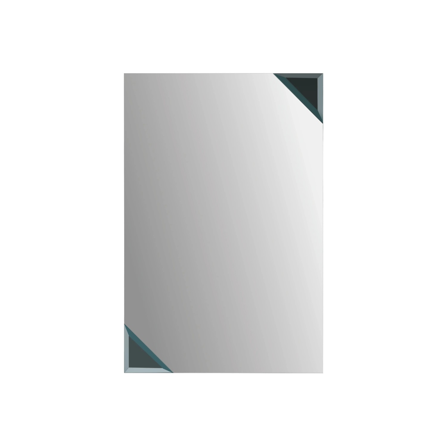 Kristall-Form Spiegel Charly 60 cm x 40 cm Rechteckig C-Kante günstig online kaufen