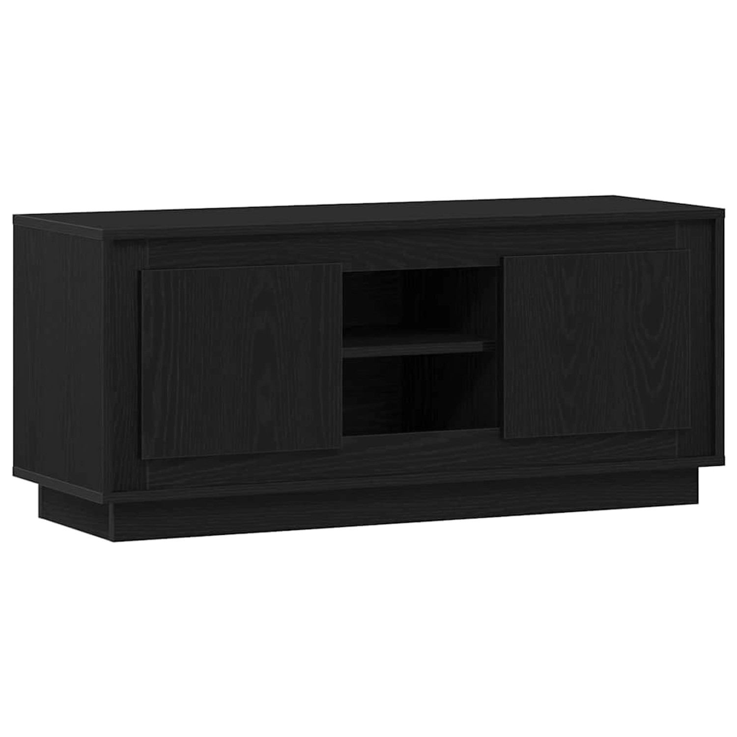 vidaXL TV-Schrank Schwarz Eichen-Optik 102 x 35 x 45 cm Holzwerkstoff 88131 günstig online kaufen