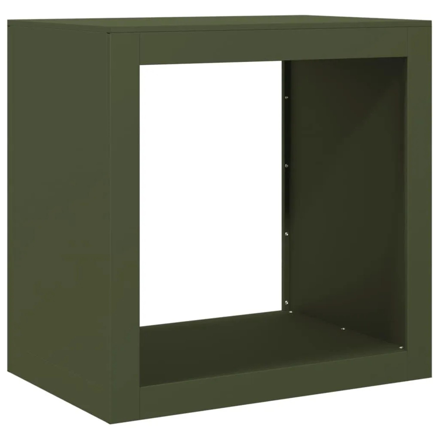 vidaXL Brennholzregal Grün 60x40x60 cm Stahl 851006