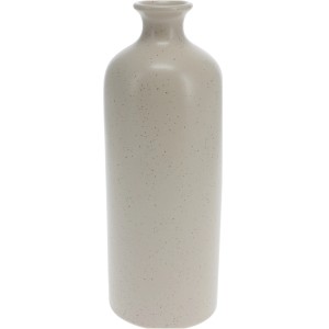 Längliche Vase aus Porzellan in Flaschenform, Ø 8,3 cm x 22,5 cm, Farbe nicht wählbar.