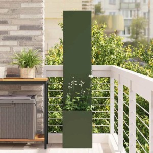 vidaXL Garten Sichtschutz-Leinwand Olivgrün 32 x 140 cm 876374