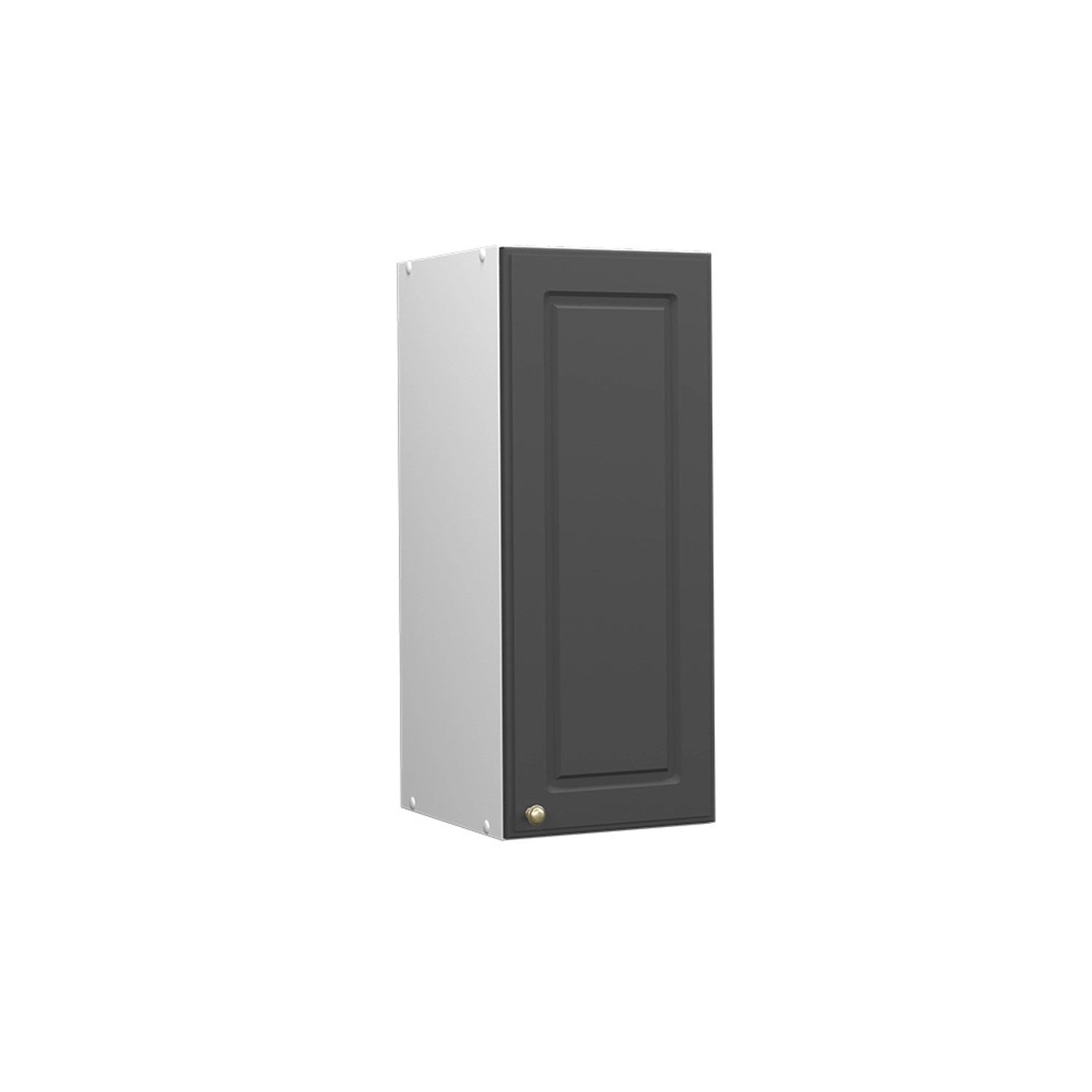 Vicco Badschrank Fame-Line Anthrazit-Gold/Weiß 30 x 72 cm