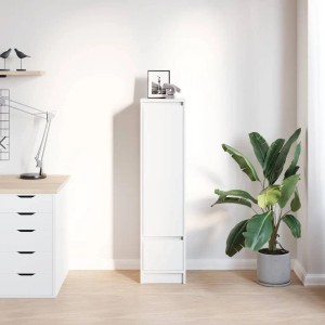 vidaXL Highboard Weiß 29,5x34x119,5 cm Holzwerkstoff 861652