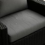 Setgarden Mix Sitzkissen Für Polyrattan Sessel 50x52x7 Sitz + 50x56 cm Rückenlehne 1tlg Grau_10