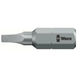 Wera Bit für Schraubendreher-Set, Schlitz, zur Verwendung mit Wera Bit-Handhalter 27 RA 2.