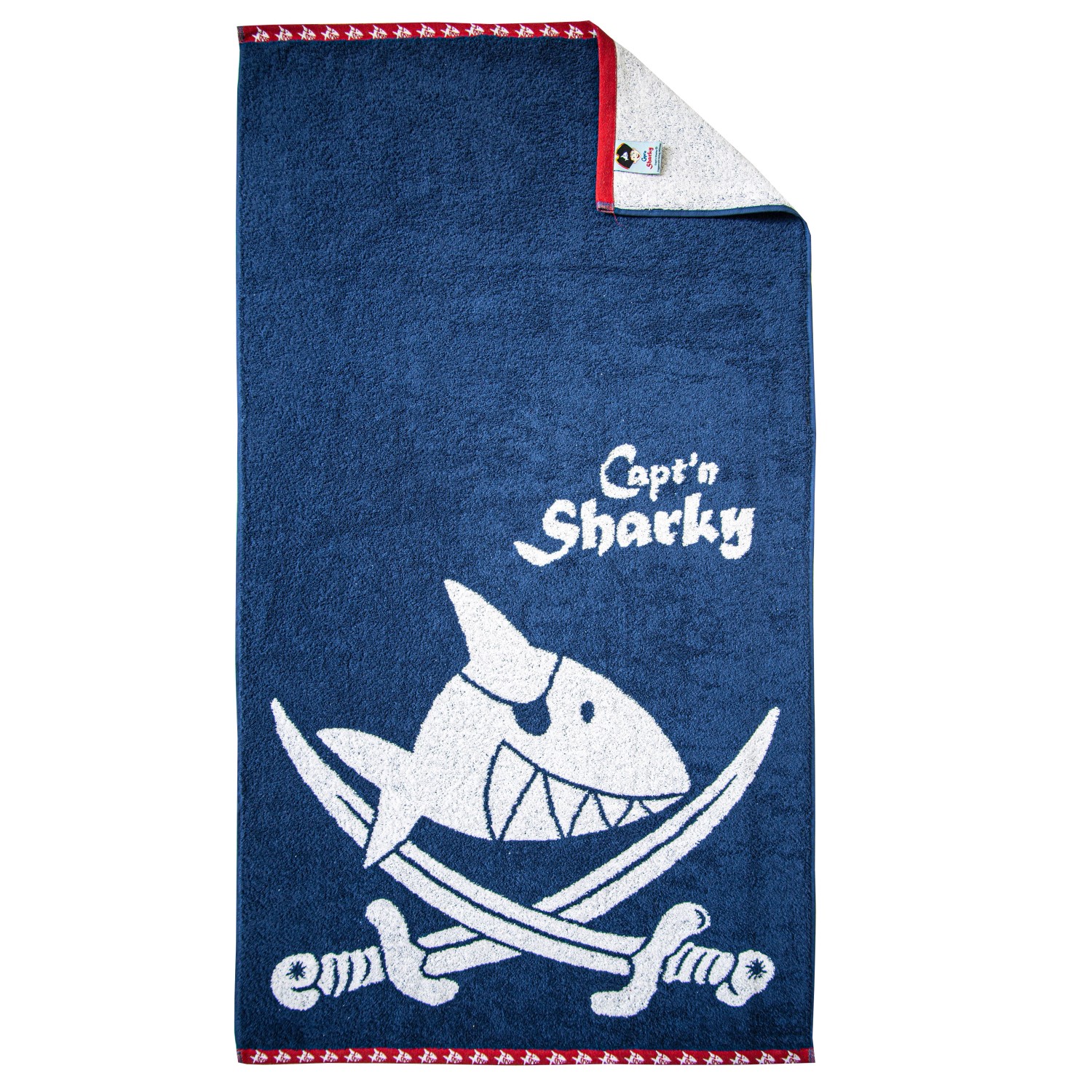 Dyckhoff Duschtuch Capt'n Sharky Blau 70 x 130 cm