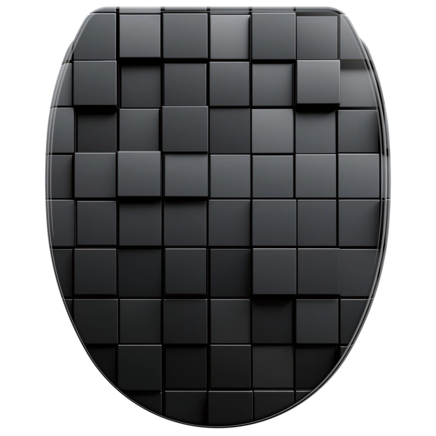 SANILO WC Sitz mit Absenkautomatik Top Fix Cube