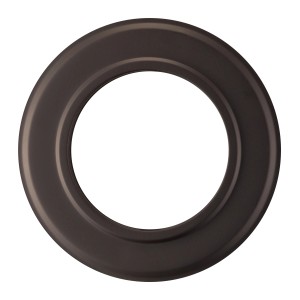 Rosette in Schwarz für Firefix Rauchrohr-Set, Zubehör für Kamine & Öfen.