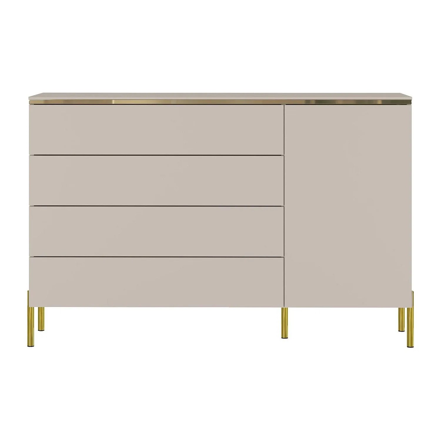 Vente-unique Kommode Vukia Beige 137.6 cm