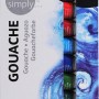 Daler-Rowney Gouache-Set mit 12 Farben, ideal für Einsteiger in die Gouachemalerei.
