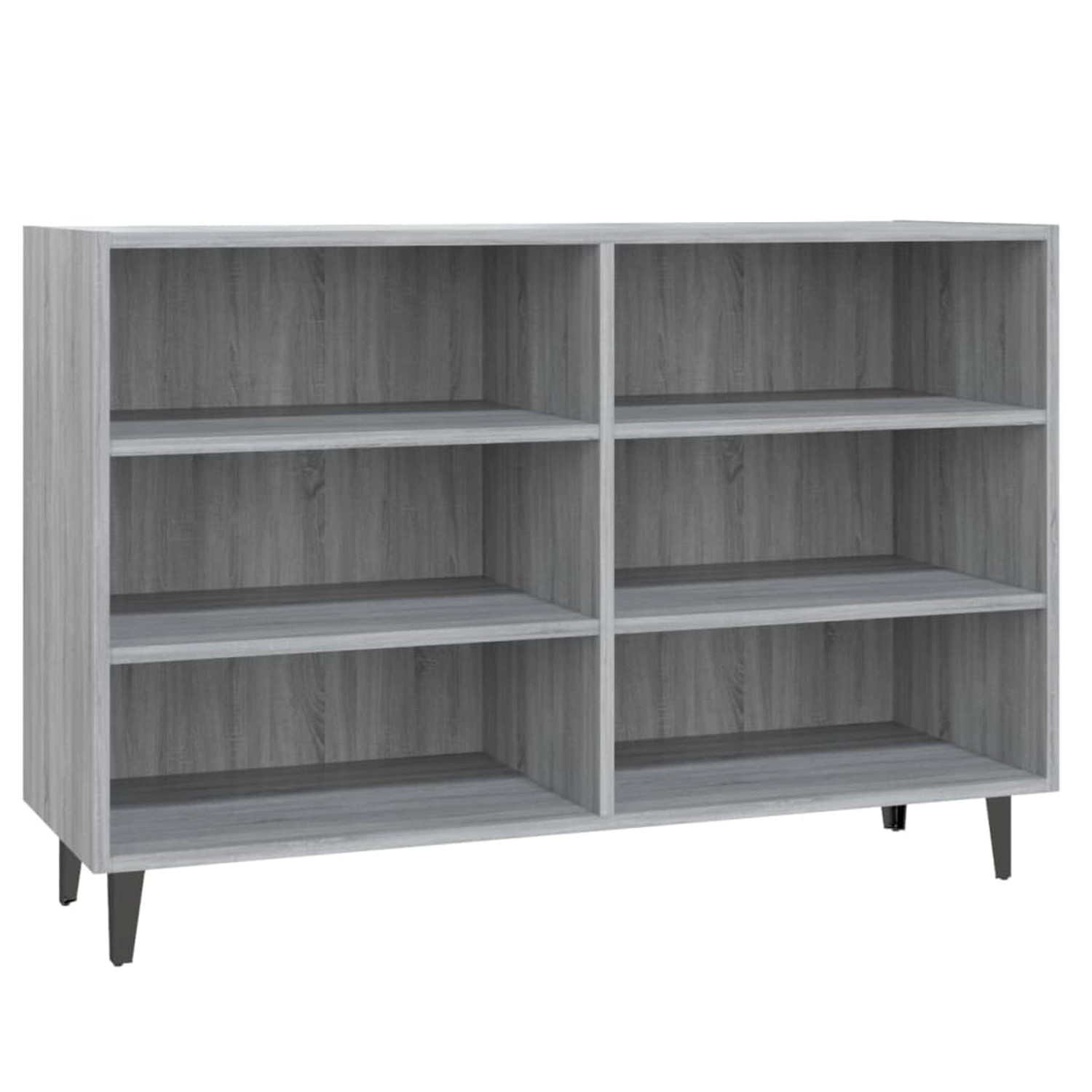 vidaXL Sideboard Grau Sonoma 103,5x35x70 cm Holzwerkstoff 813186