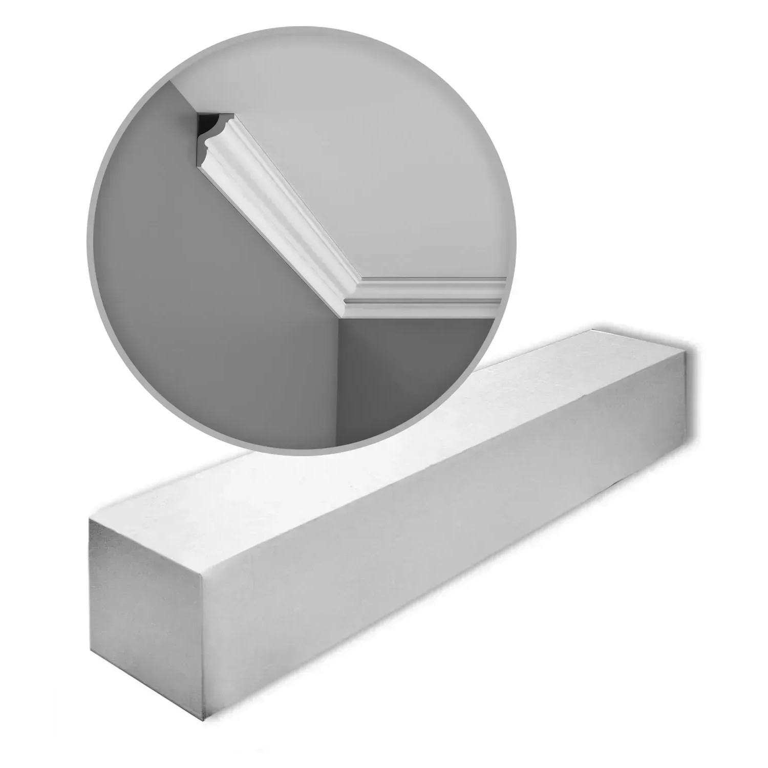 ORAC DECOR CX148 AXXENT Zierleisten 1 Karton Set 27 Stuckleisten 54 m Weiß günstig online kaufen