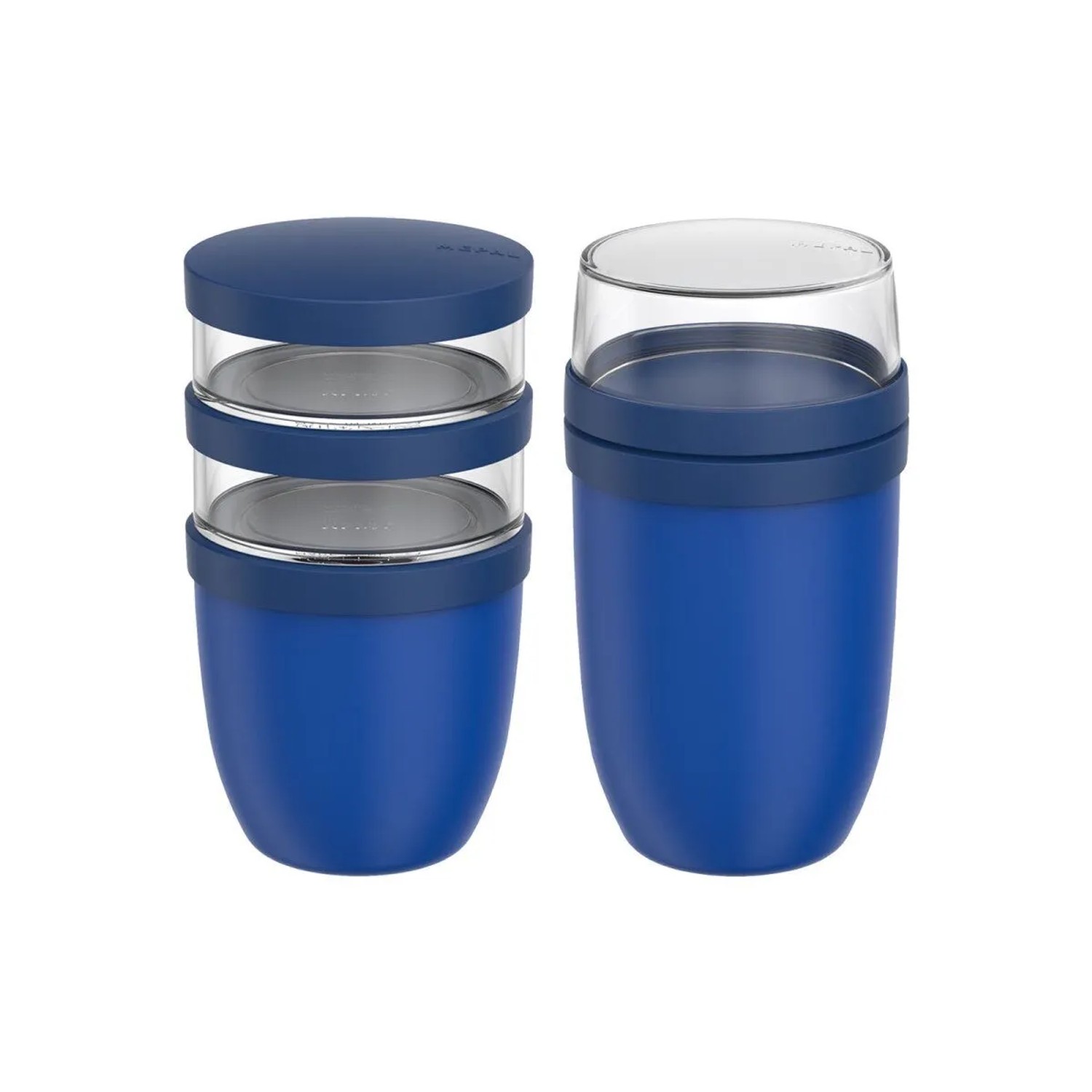 Mepal Ellipse Lunchpot-Set XL 2-teilig Vivid Blue