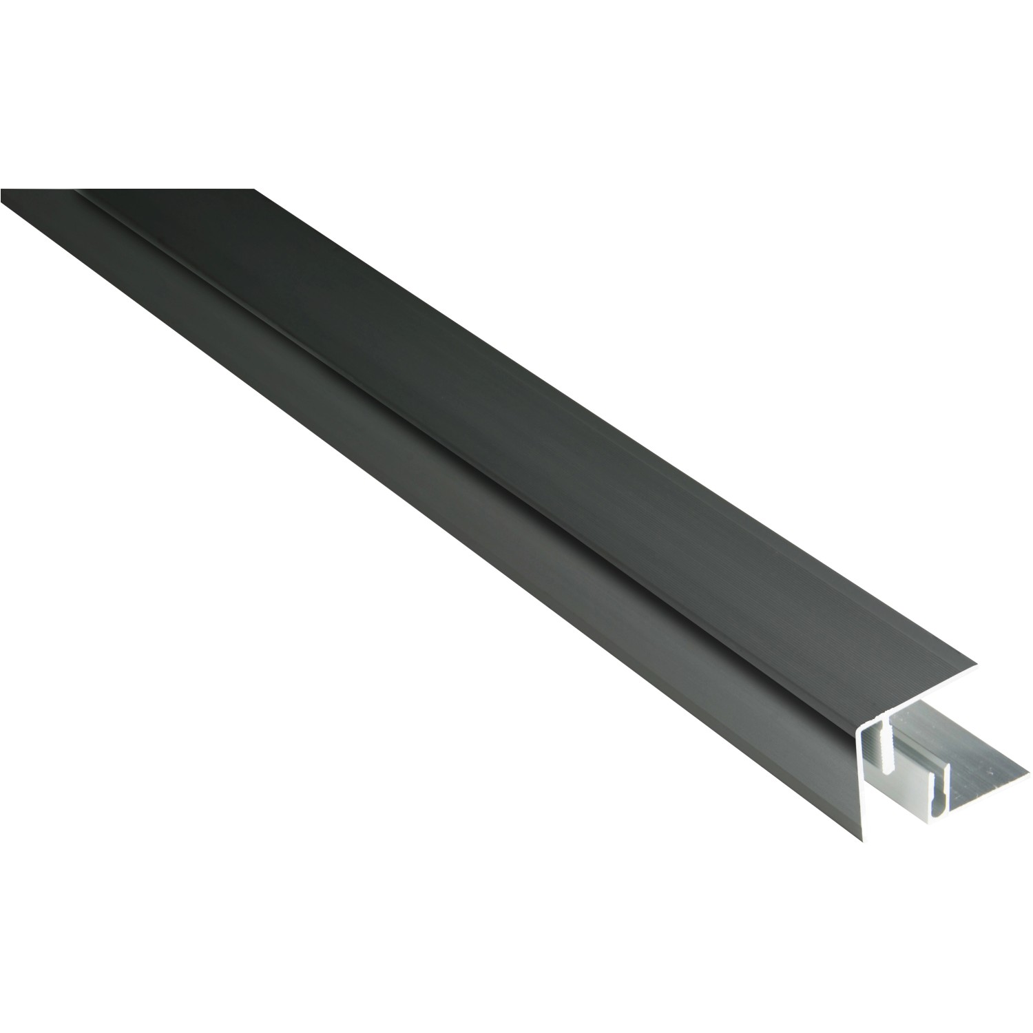 Kovalex Alu-Abschlussleiste eloxiert für Alu-Unterkonstruktion 41 x 45 x 2500 mm