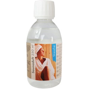 Karibu Saunaduft Stressfrei, 250ml Flasche mit Limette, Papaya und Zitrone Duft für Saunaöfen & Zubehör.