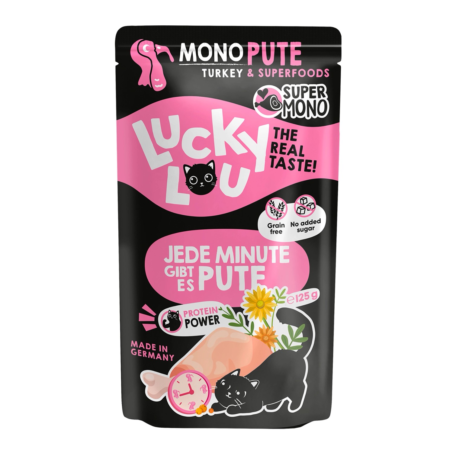 Lucky Lou Katzen-Nassfutter SuperMono Pute 125 g