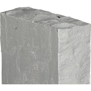 Grauer Sandstein Randstein aus Naturstein, 15x5x60 cm, für Beete und Wege.